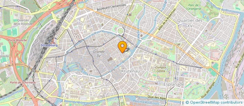 localisation de l'entreprise BOULANGERIE PATISSERIE RIEHL PATRICK  STRASBOURG