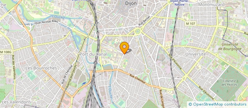 localisation de l'entreprise BOULANGERIE PATISSERIE ROLLIN à DIJON
