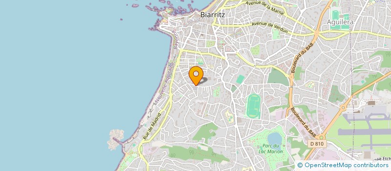 localisation de l'entreprise BOULANGERIE PATISSERIE SAINT MARTIN SARL à BIARRITZ