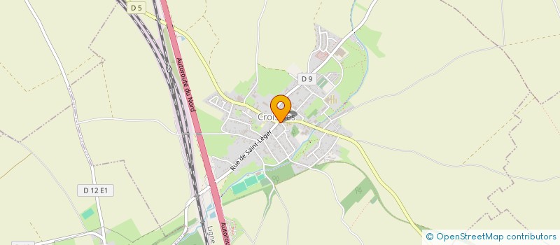 localisation de l'entreprise BOULANGERIE PATISSERIE SALOME  CROISILLES