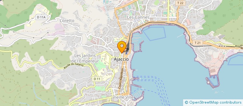 localisation de l'entreprise BOULANGERIE PATISSERIE STE LUCIE à AJACCIO