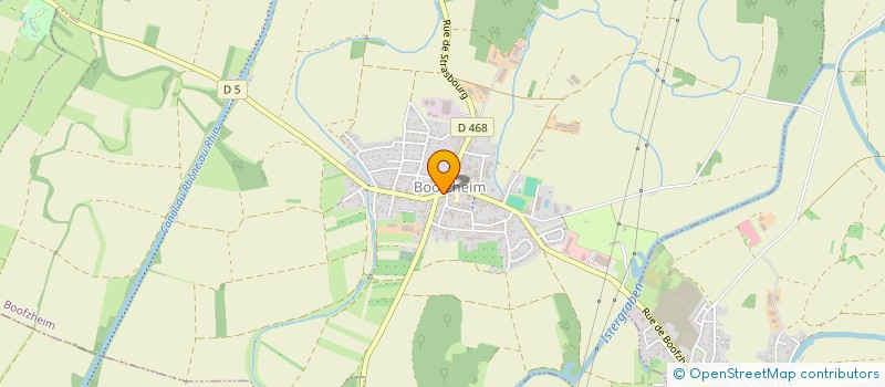 localisation de l'entreprise BOULANGERIE PATISSERIE THURNHERR  BOOFZHEIM