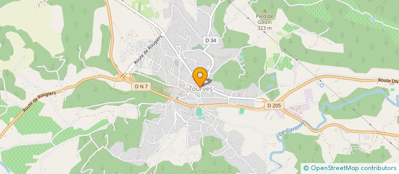 localisation de l'entreprise BOULANGERIE PATISSERIE TOURVAINE  TOURVES