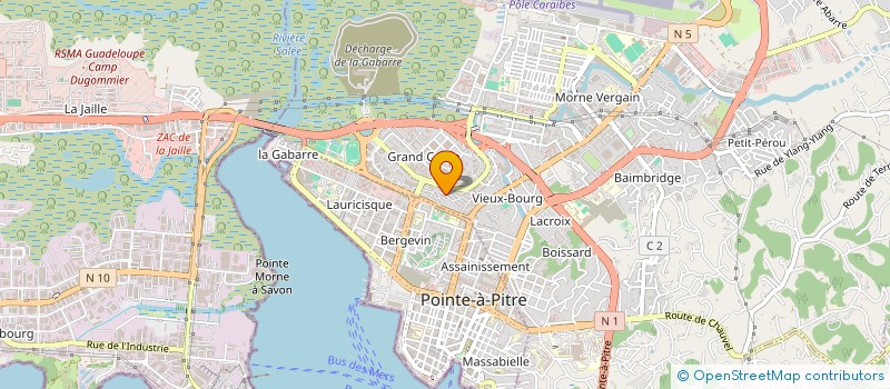 localisation de l'entreprise BOULANGERIE PATISSERIE TRAITEUR LA PASSION à LES ABYMES