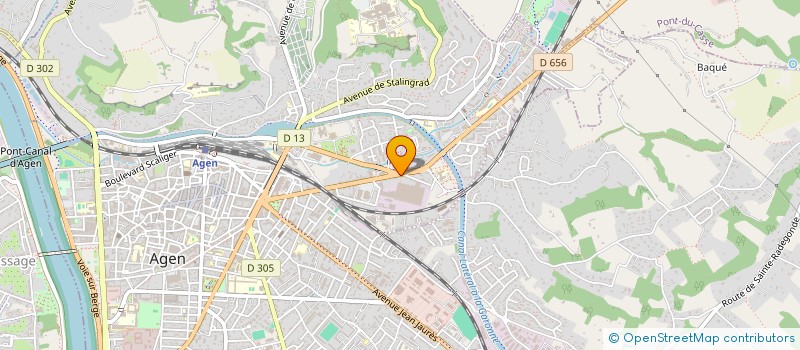 localisation de l'entreprise BOULANGERIE PATISSERIE TROISIEME GENERATION  AGEN