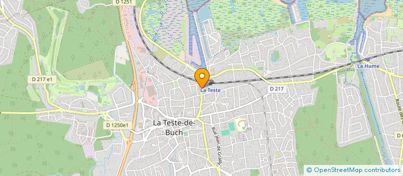 localisation de l'entreprise BOULANGERIE PATISSERIE VINCENT CHERIN à LA TESTE-DE-BUCH