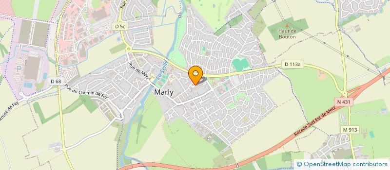 localisation de l'entreprise BOULANGERIE PEGORARO  MARLY