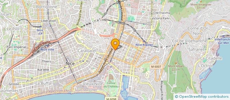 localisation de l'entreprise BOULANGERIE PIANELLI à NICE
