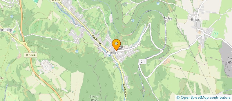 localisation de l'entreprise BOULANGERIE PICARD  CONLIEGE