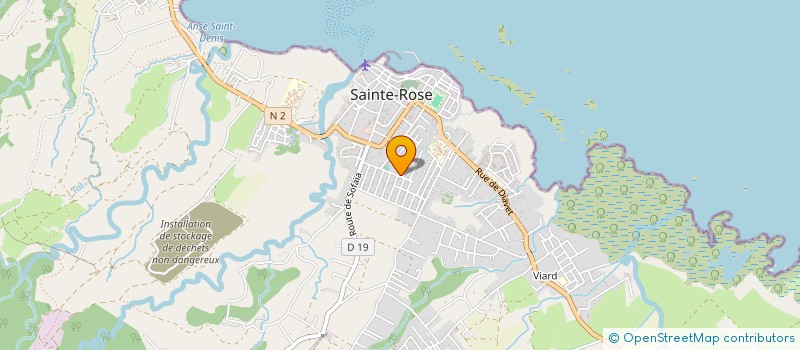 localisation de l'entreprise BOULANGERIE PLUS à SAINTE-ROSE