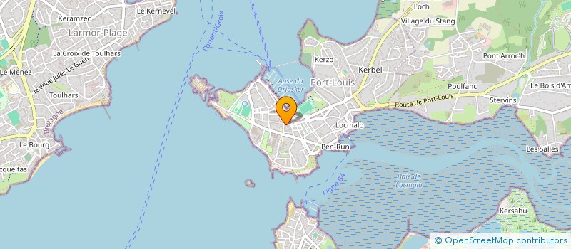 localisation de l'entreprise BOULANGERIE PORZH LOUIS  PORT-LOUIS