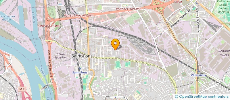 localisation de l'entreprise BOULANGERIE POYRAZ à SAINT-FONS