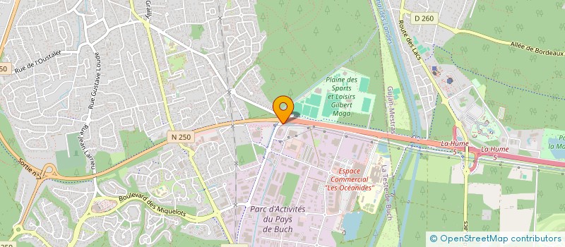 localisation de l'entreprise BOULANGERIE PREMIER LA TESTE à LA TESTE-DE-BUCH