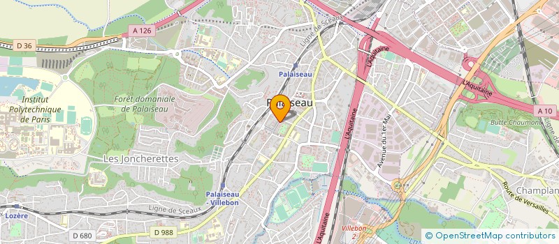 localisation de l'entreprise BOULANGERIE PRINCIPALE  PALAISEAU