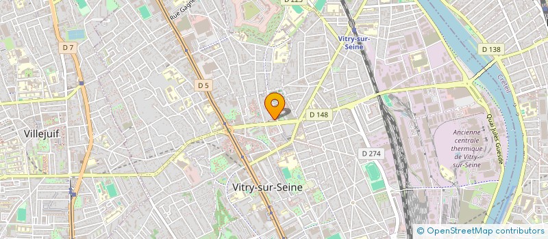 localisation de l'entreprise BOULANGERIE REBEH à VITRY-SUR-SEINE