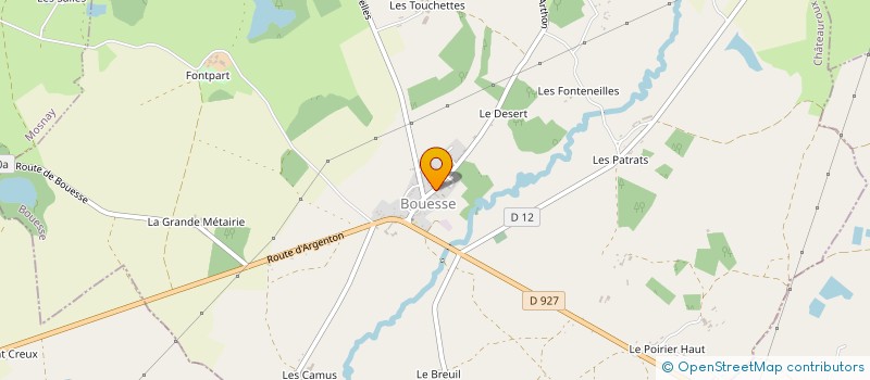 localisation de l'entreprise BOULANGERIE RENAUT à BOUESSE