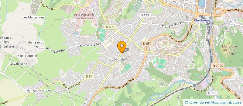 localisation de l'entreprise BOULANGERIE RENOUF OCTEVILLE  CHERBOURG-EN-COTENTIN