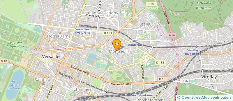 localisation de l'entreprise BOULANGERIE RICHARD à VERSAILLES