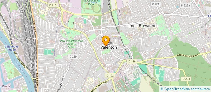 localisation de l'entreprise BOULANGERIE RIDHA  VALENTON