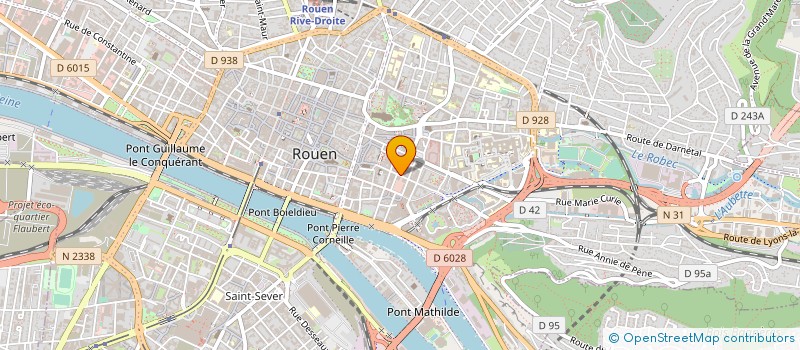 localisation de l'entreprise BOULANGERIE RIVIERE à ROUEN