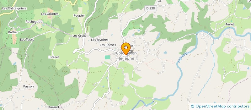 localisation de l'entreprise BOULANGERIE ROCHE à SAINT-BARTHELEMY-GROZON