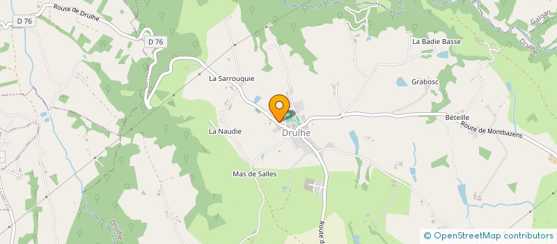 localisation de l'entreprise BOULANGERIE ROQUES  DRULHE