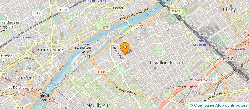 localisation de l'entreprise BOULANGERIE RUSPYNA à LEVALLOIS-PERRET