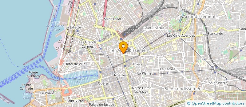 localisation de l'entreprise BOULANGERIE SAINT CHARLES à MARSEILLE