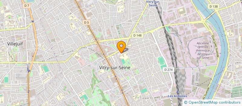 localisation de l'entreprise BOULANGERIE SAINT GERMAIN à VITRY-SUR-SEINE
