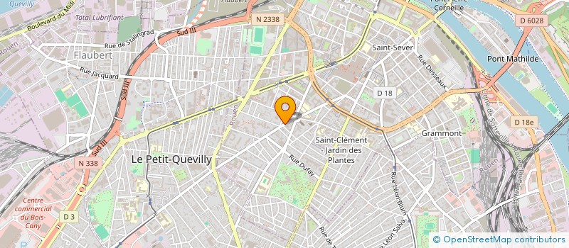 localisation de l'entreprise BOULANGERIE SAINT JULIEN à ROUEN