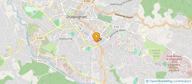 localisation de l'entreprise BOULANGERIE SAINT LEGER  DRAGUIGNAN