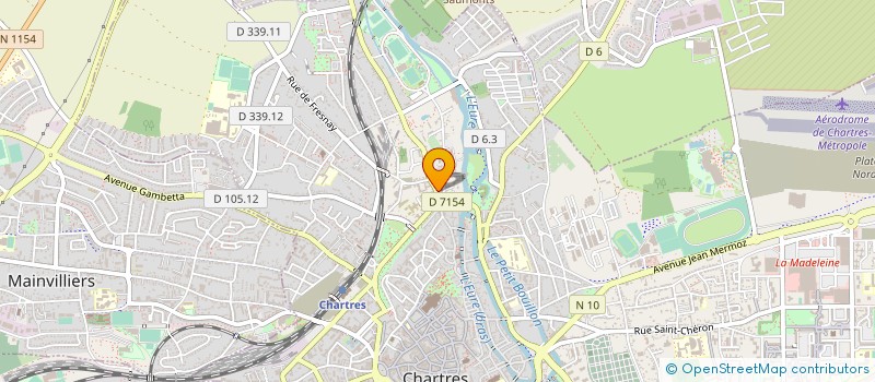 localisation de l'entreprise BOULANGERIE SAINT MAURICE à CHARTRES