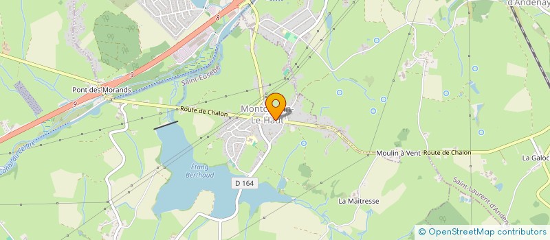 localisation de l'entreprise BOULANGERIE SALMA  SAINT-EUSEBE