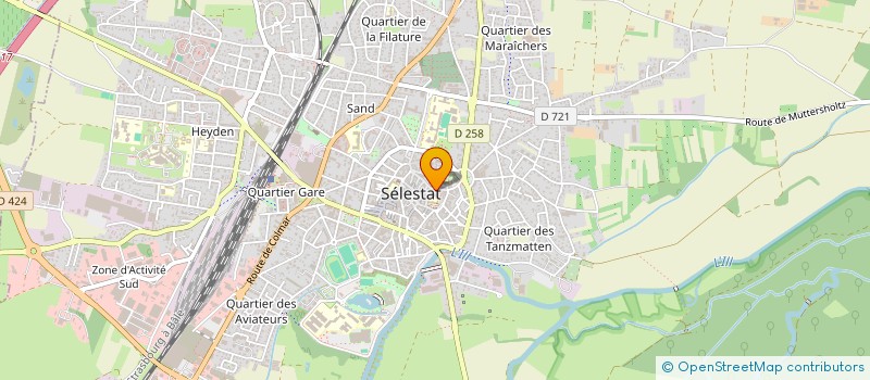 localisation de l'entreprise BOULANGERIE SALON DE THE FONNE REIBEL  SELESTAT