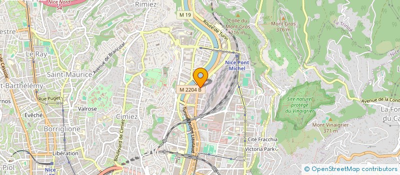 localisation de l'entreprise BOULANGERIE SAMOU à NICE