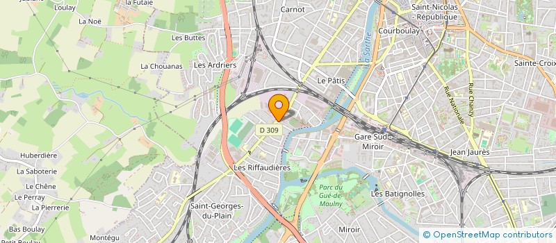 localisation de l'entreprise BOULANGERIE SAULNIER  LE MANS