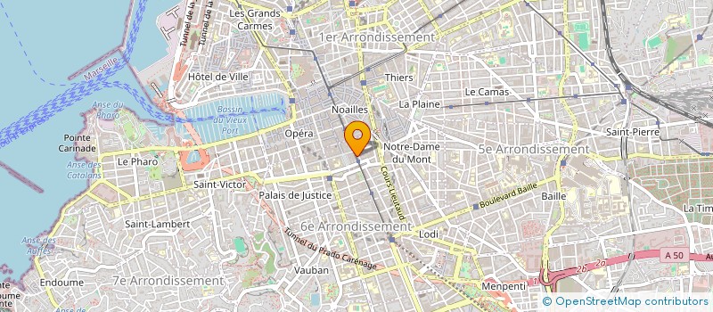 localisation de l'entreprise BOULANGERIE SCORBELY à MARSEILLE