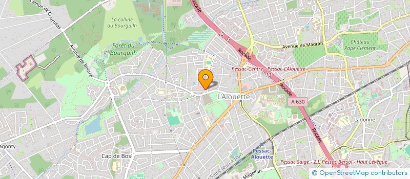 localisation de l'entreprise BOULANGERIE SEGURA à PESSAC