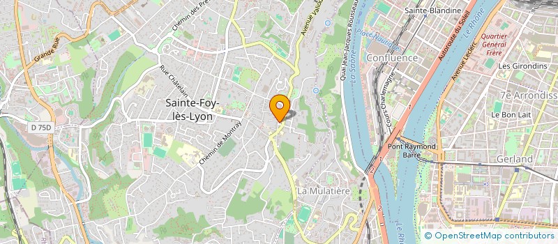 localisation de l'entreprise BOULANGERIE SESAME à SAINTE-FOY-LES-LYON