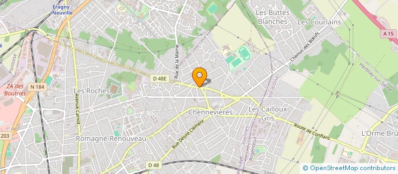 localisation de l'entreprise BOULANGERIE SIVARD à ERMONT
