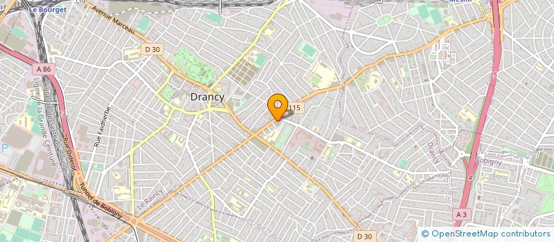 localisation de l'entreprise BOULANGERIE SOLEIL à DRANCY