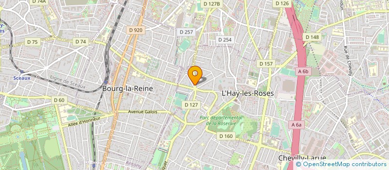 localisation de l'entreprise BOULANGERIE ST AUGUSTIN  L'HAY-LES-ROSES