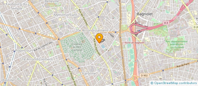 localisation de l'entreprise BOULANGERIE STENDHAL  PARIS