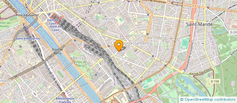 localisation de l'entreprise BOULANGERIE TAINE  PARIS