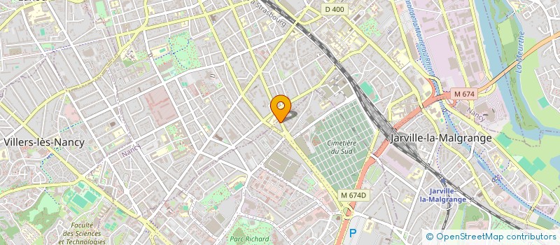 localisation de l'entreprise BOULANGERIE TEMPO  VANDUVRE-LES-NANCY