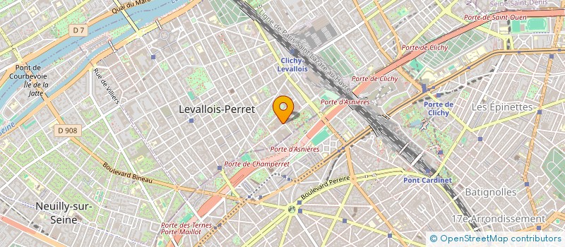 localisation de l'entreprise BOULANGERIE TERTRAIS à LEVALLOIS-PERRET