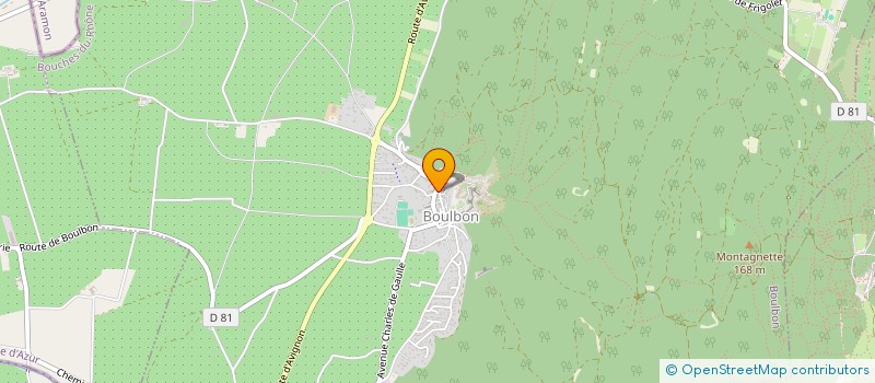 localisation de l'entreprise BOULANGERIE TEYSSEYRE  BOULBON