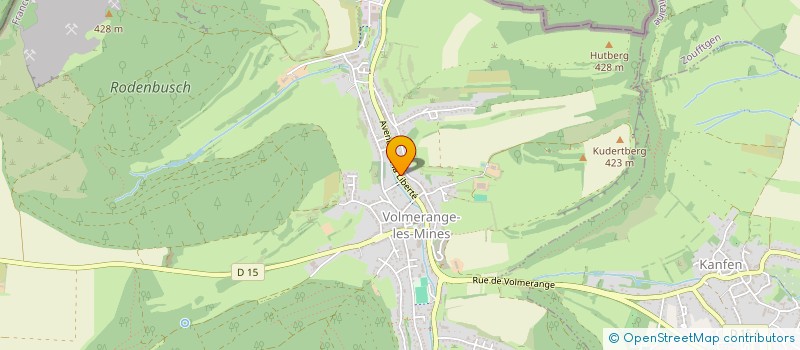 localisation de l'entreprise BOULANGERIE THIEBAUT  VOLMERANGE-LES-MINES