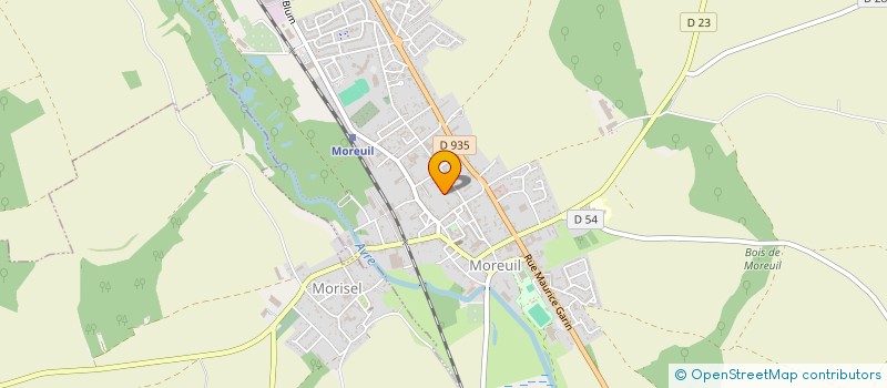 localisation de l'entreprise BOULANGERIE THOMAS&THOMAS  MOREUIL