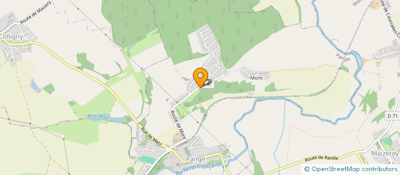 localisation de l'entreprise BOULANGERIE TRAITEUR PIROTH  PANGE